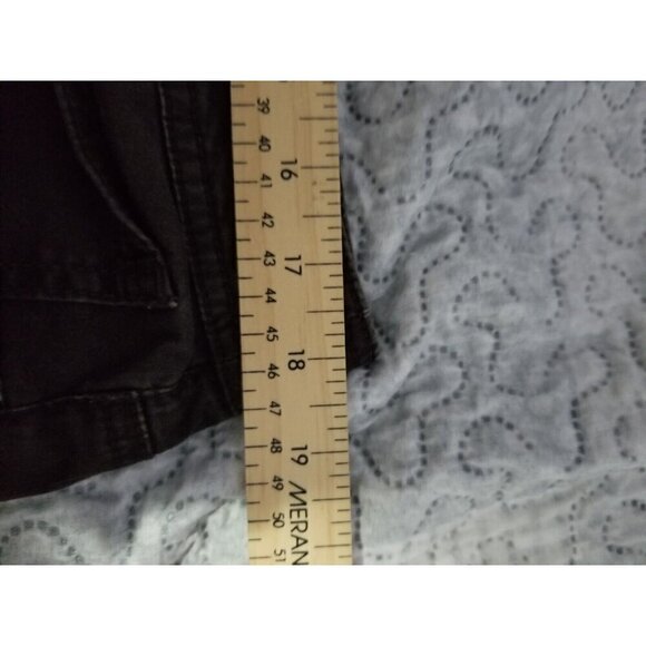 Chico’s Platinum Embellished Pockets Brown Val MS jeans size 3 (16) short - Picture 5 of 8